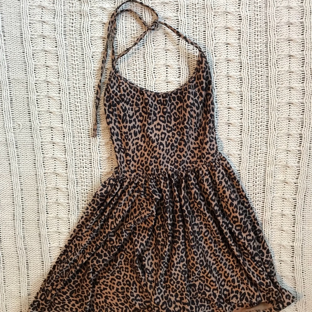 American Apparel cheetah print dress